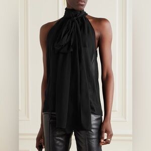 Tom Ford Silk Chiffon Spring/Summer 2025 Halterneck Blouse